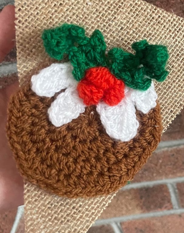 Christmas pudding bunting 