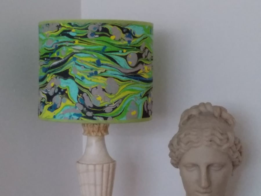 Designers Guild Delahaye PAPER covered Drum Lampshade 25cm and 30cm