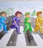 Abbey Road Crossing. Fit ladies painting - Image 4