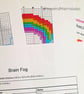 Brain Fog Clouds and Rainbow cross stitch PDFdownload Chart - Image 2