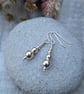 Sterling Silver Bead Drop Earrings - JBJ1032 - Image 2