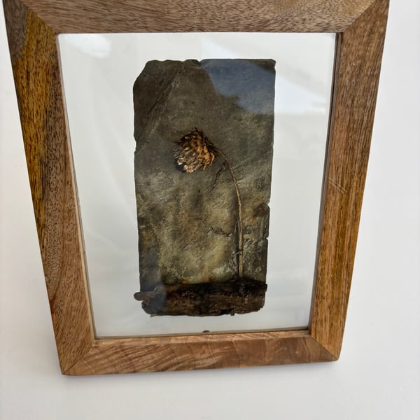 Framed Slate Art Print 20.4cms x 25cms 