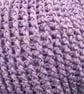 String Market Bag, Pink Lilac Cotton, Handmade - Image 5
