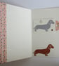 Dachshund Sausage Dog Birthday Card and Gift Label - Image 4