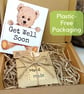 Get Well Soon Gift, Handmade Tiny Sore Head Teddy Bear Pin, Small Hospital Gift - Image 8