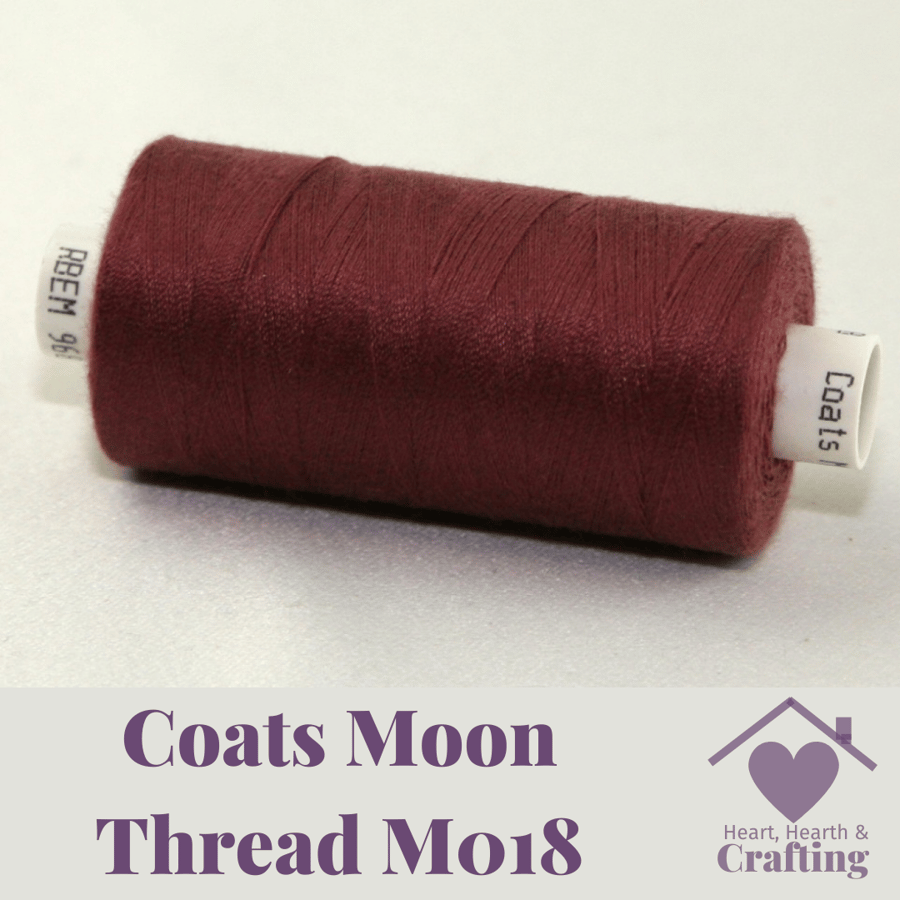 Sewing Thread Coats Moon Polyester – Red M018
