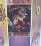 Cosy hedgehog Happy Birthday gate fold card - Image 3
