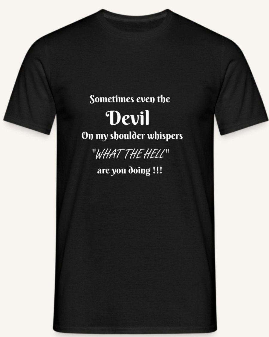 Devil t shirt, womens, mens various sizes