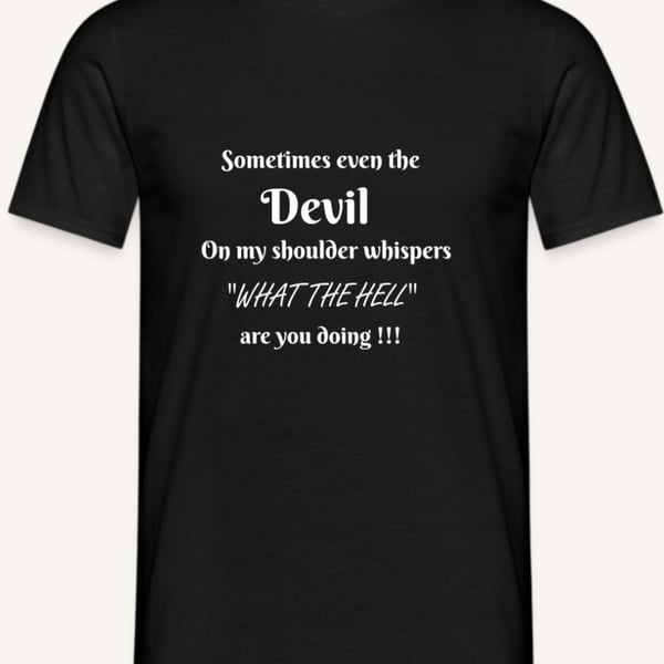 Devil t shirt, womens, mens various sizes