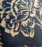 handmade blue velvet Cushion - Image 3