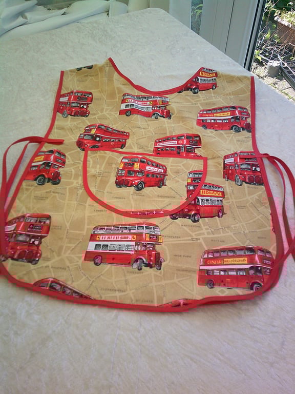 Route Master Buses Child's Tabard Apron