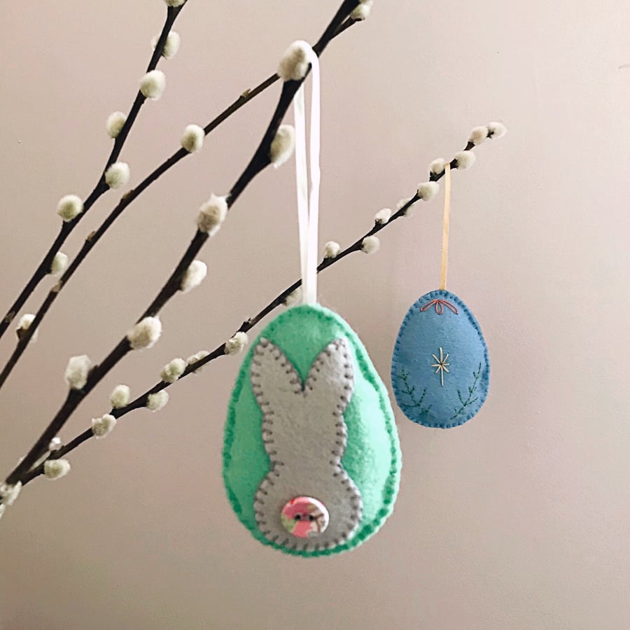 Easter bunny hanging decoration - Easter gift