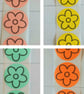 40 'Lazy Daisy' Thermal Printed Stickers (Lazy daisy mix)  - Image 1