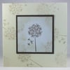 Handmade any occasion card - dandelion clock