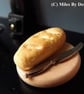 1:12 Scale Bread and Knife on Chopping Board for Dolls House - Food - Image 1