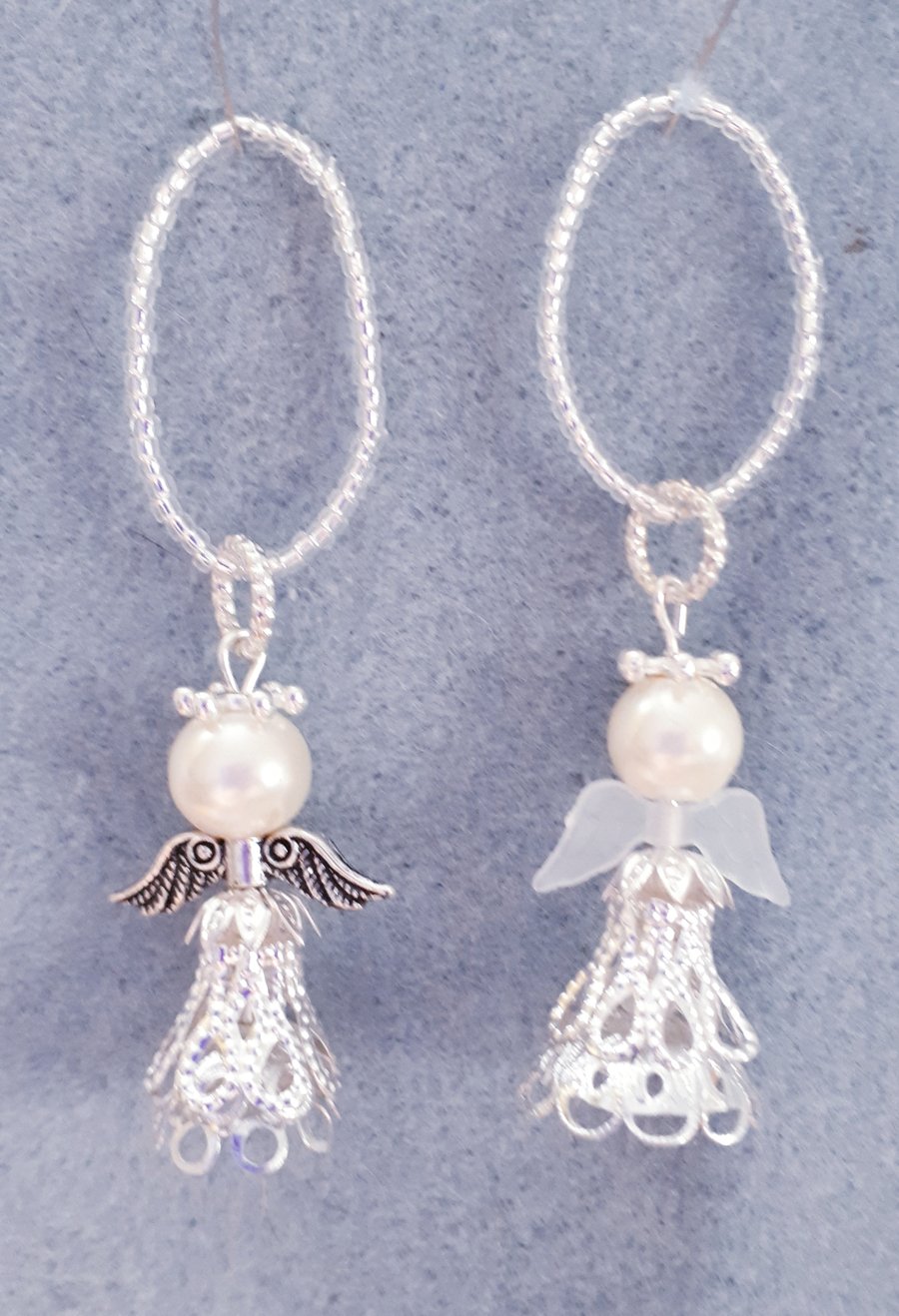 Pair of Small Hanging Angels 