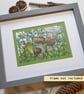 A little group of mushrooms, original artwork, fungi wall art - Image 5