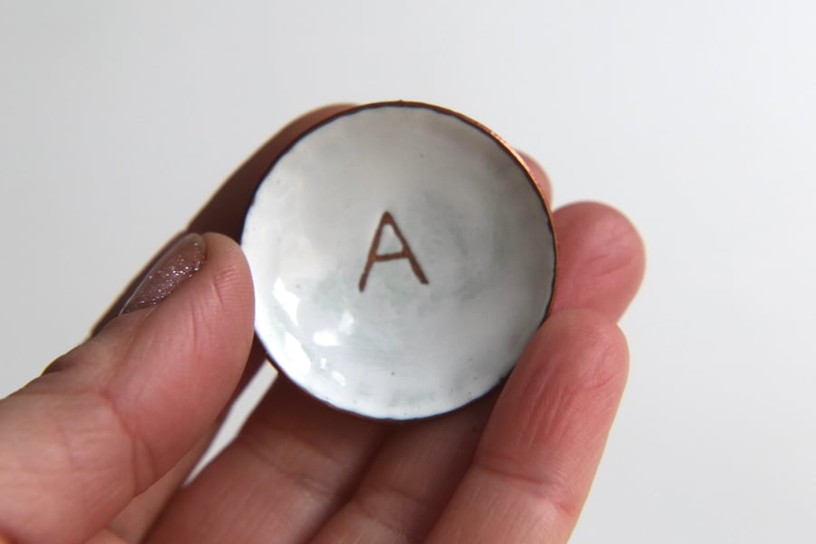 Letter A Ring Bowl Seconds Sunday Sale