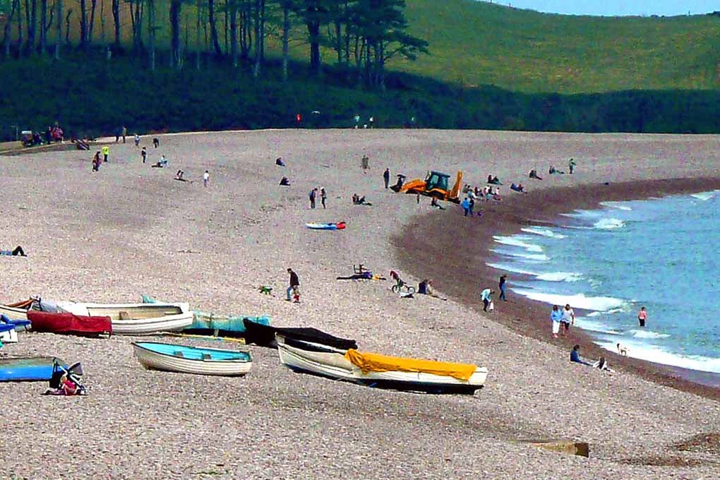 Budleigh Salterton Beach South Devon Photograph Print