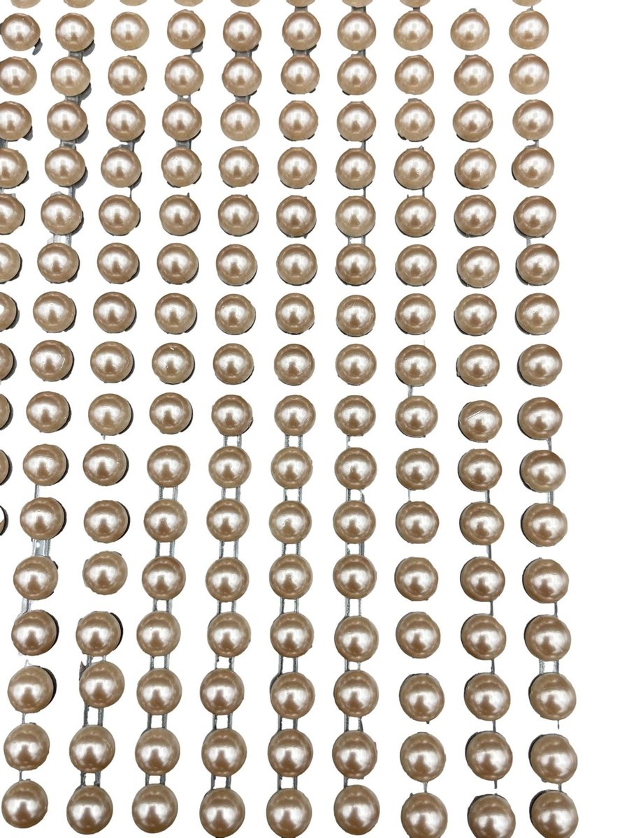 200 Self Adhesive Pearls 6mm Beautiful Small Round Champagne Pearl Stick On Adhe