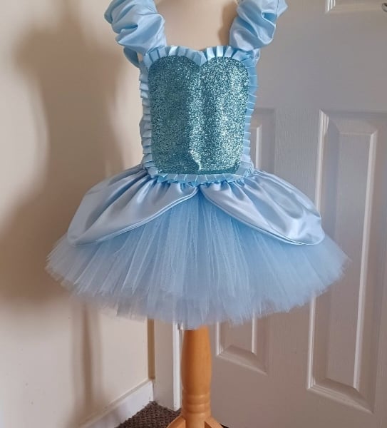 Stunning Blue Princess Tutu Dress  - Ages From 1-2 Years to 6-7 Years UK 