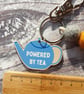 Powered by Tea Bag Charm Keyring - Image 2