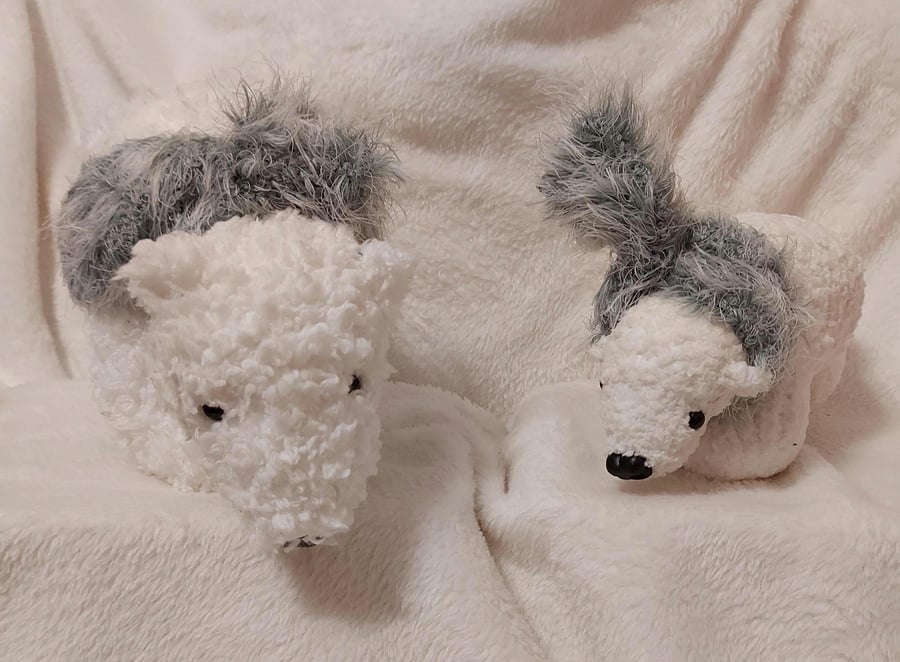 Hand knitted Supersoft Polar Bear