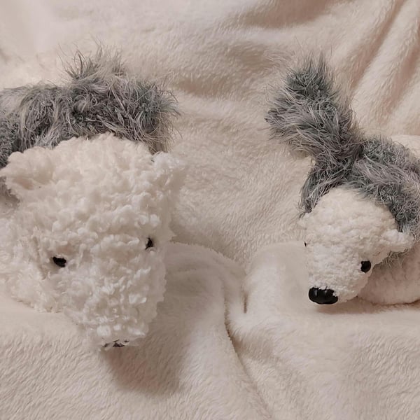 Hand knitted Supersoft Polar Bear