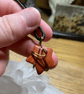 Red Jasper Star Pendant - Wire Wrapped Crystal Pendant - Image 2