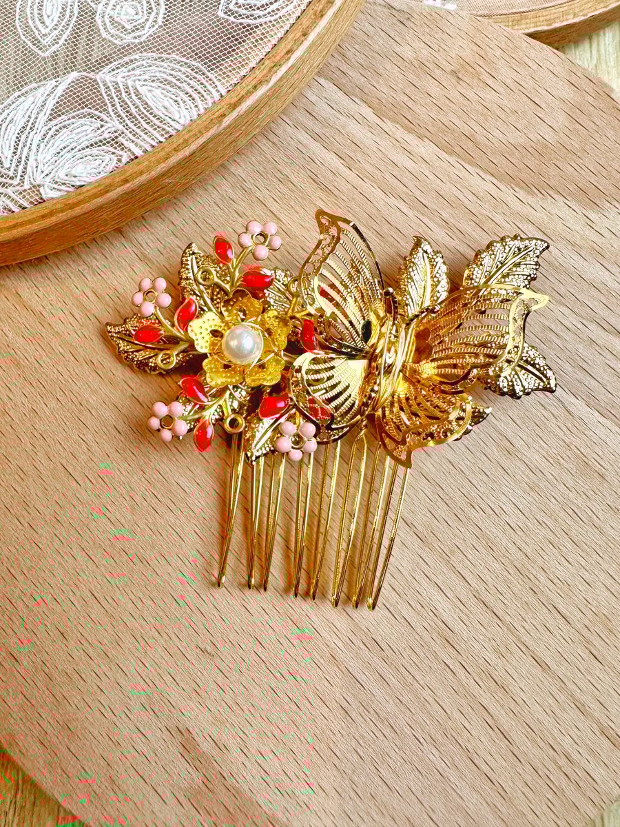 Bridal hair comb, bridal hair accessories