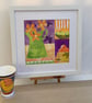 Original art Collage entitled Oranges and Lemons - Image 3