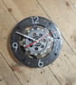 Handmade Clutch Plate Wall Clock - Recycled Automotive Clock - Mechanic Gift - G - Image 2