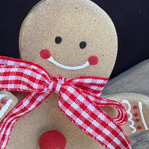 Gingerbread man hanging decoration