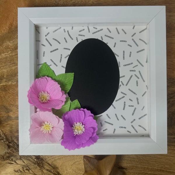 Floral picture frame