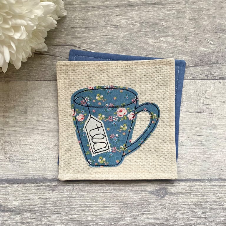 Mug coaster, tea lover gift