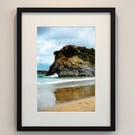 Towan Beach Newquay Print - Cornwall Coastal Wall Art - Surf Beach Photography