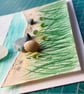 Sea Glass Seagull Desk Art - Original Watercolour with Beach Finds - Image 7