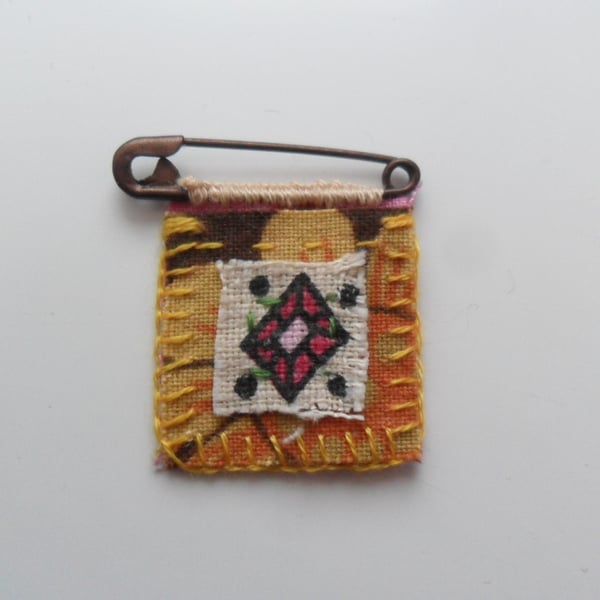 Scrap Brooch