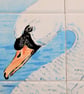 Splashback, Handmade Tile mural with a Swan  - Image 2