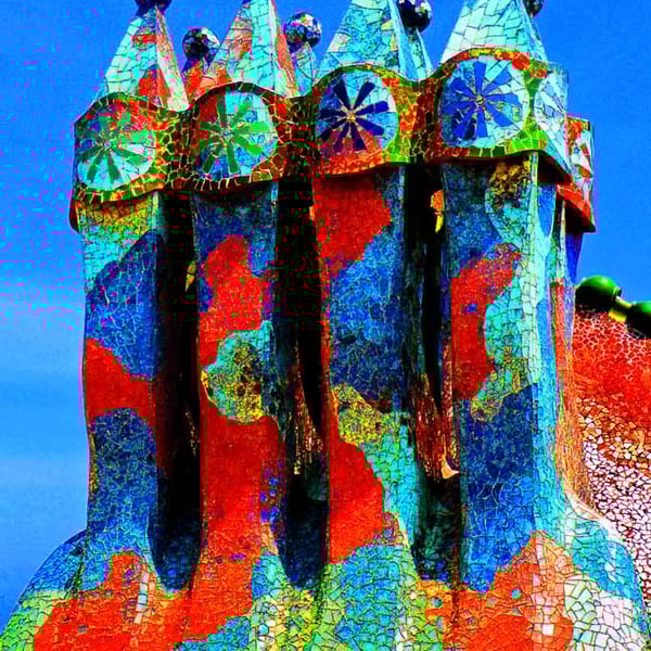 Casa Batllo Barcelona Spain 12"x18" Print