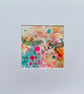 Original art card, blank card, hand painted, abstract, mixed media, art lovers - Image 4