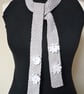 Knitted cotton neckpiece - Spring accessory - Handmade cotton gift - Image 8