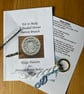Kit for a Beaded Dorset Button Brooch, Ridge Design BR9 - Image 1