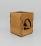 Wooden Desk Tidy, Stationary Box - Kingfisher - Image 4