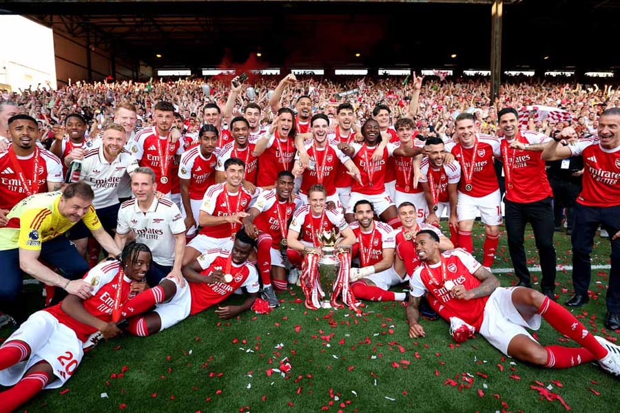 Arsenal FC Premier League Champions 2025-26 Photograph Print