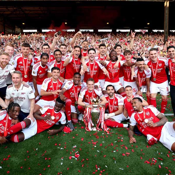 Arsenal FC Premier League Champions 2025-26 Photograph Print