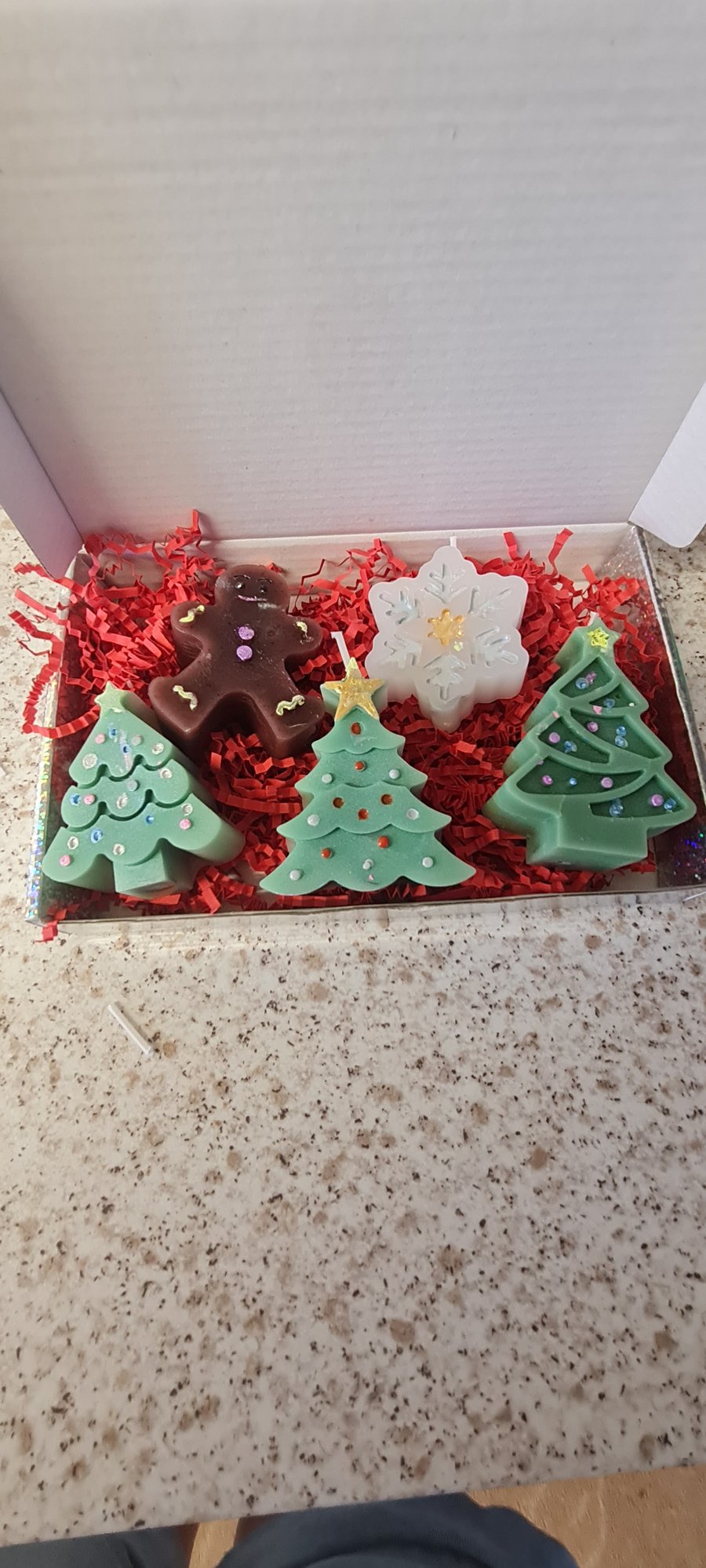Handmade Christmas candles 
