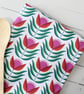 70s Bloom Tea Towel - Image 1