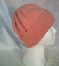 Dark Peach Beanie style hat - Image 2