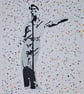 Life During Wartime – David Byrne Talking Heads Inspired Pop Art Painting